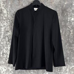 Stage Size S Performance Stretch Outdoor Full Zip Jacket Black Long Sleeve